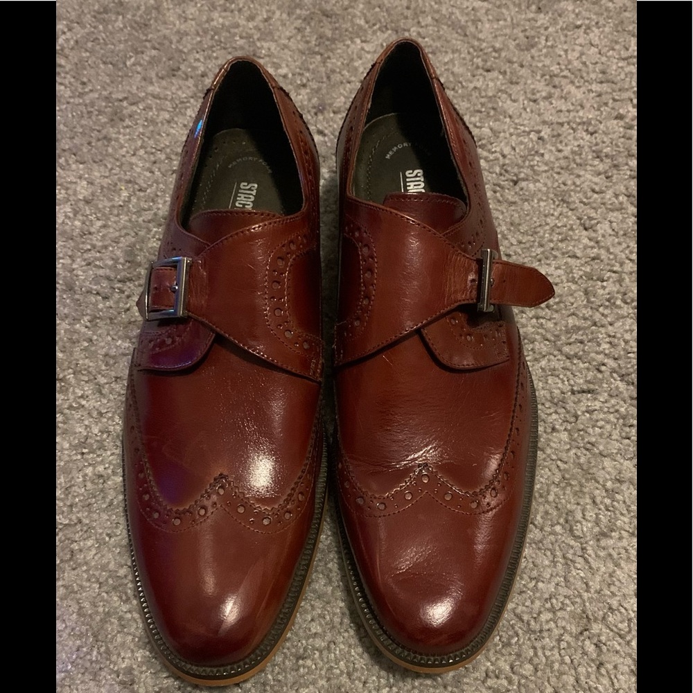 Stacy adams monk strap dress shoes